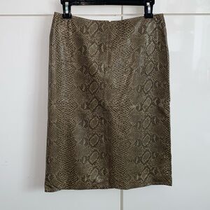 🌟LAST CHANCE 🌟 Snakeskin Vinyl Skirt